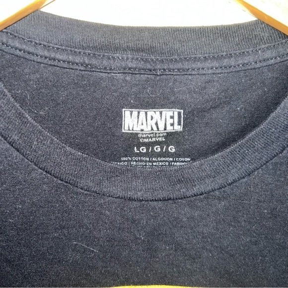 Marvel Black Panther Shirt Black Short Sleeve T-shirt Wu Tang Clan Comics Large - Picture 3 of 8